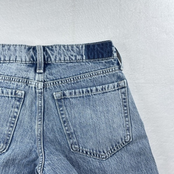 NWT Hollister Low-Rise Baggy Jeans Sz 23 Reg 000R Distressed Wide Leg Denim‎ - Picture 6 of 6